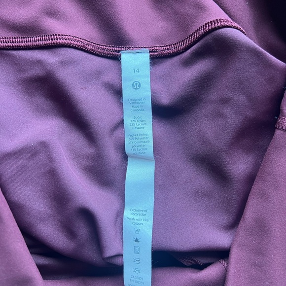 Wunder Train High Rise 28 Red Merlot - Picture 3 of 5